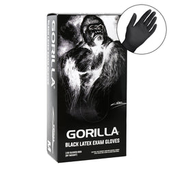 Gorilla schwarze Latexhandschuhe für Untersuchungen