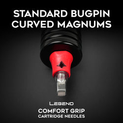 Legend Comfort Grip Cartridges – Standard Bugpin Curved Magnums – #10 (0,30 mm) – 20 Stück/Box
