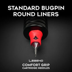 Legend Comfort Grip Cartridges – Standard Bugpin Round Liner – #10 (0,30 mm) – 20 Stück/Box