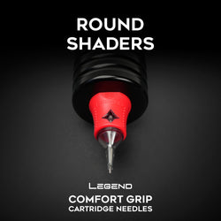 Legend Comfort Grip Cartridges - Round Shaders - #12 (0,35mm) - 20 Stück/Box